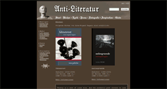 Desktop Screenshot of anti-literatur.de